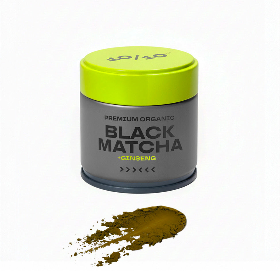 Bio Ceremonial Black Matcha mit Ginseng