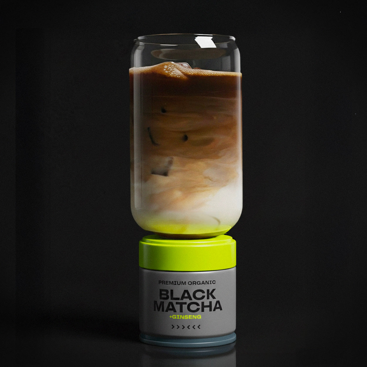 Bio Ceremonial Black Matcha mit Ginseng