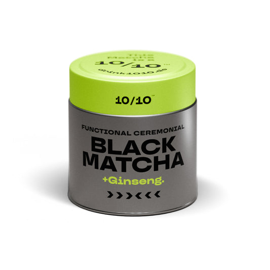 Bio Ceremonial Black Matcha mit Ginseng