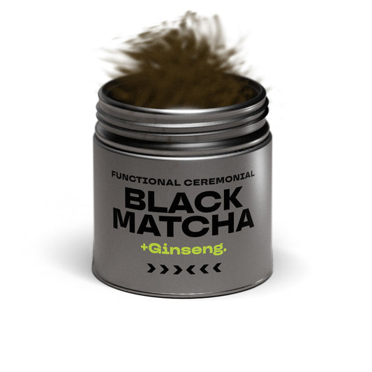 Bio Ceremonial Black Matcha mit Ginseng