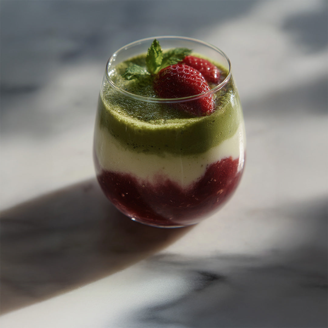 Matcha Strawberry Latte