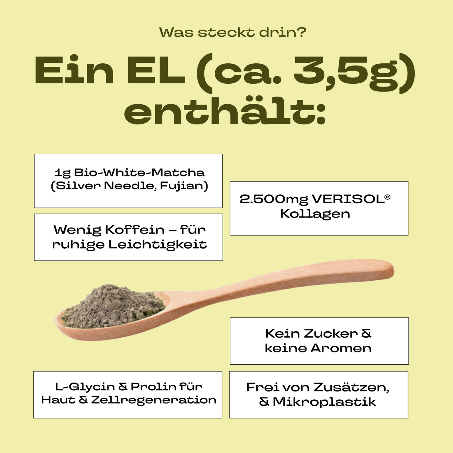 Bio Ceremonial White Matcha mit VERISOL® Kollagen