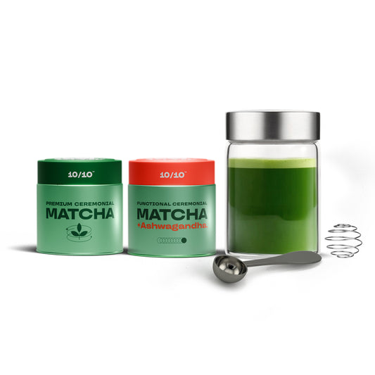 2x30g Matcha + Gratis Shaker Set